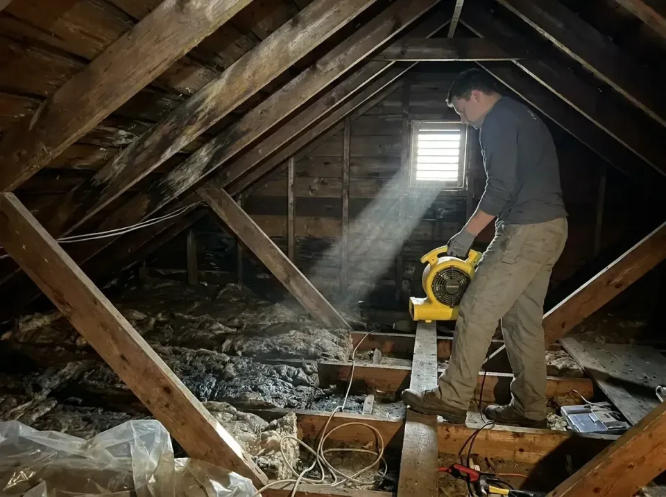 attic-water-damage-drying-proc-007 — frequently asked questions, Emergency Water Extraction & 24/7 Flood Response in Auberry…